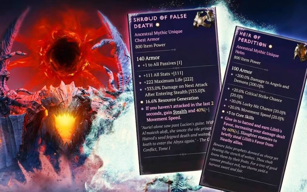 Diablo 4 Unveils Crafting of Its Most Potent Uber Unique Items